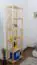Tall 6-Tier Shelving Unit Junco 54C, solid pine, clearly varnished - H200 x W60 x D30 cm