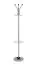 Coat rack Madina 07, Colour: Silver - Measurements: 185 x 34 x 34 cm (H x W x D)