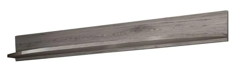 Modern Wall Shelf Nese 07 | Oak San Remo Finish | 24 x 150 x 18 cm | Sleek Laminated Design