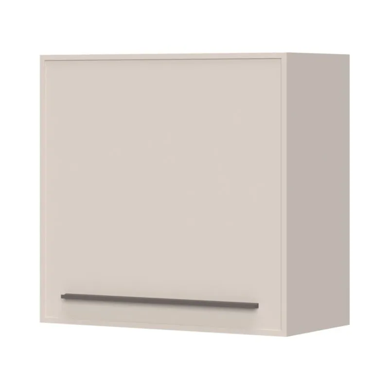 Wall Cabinet with Two Compartments Neiafu 130 | Cashmere | Soft-Close | 57 x 60 x 29 cm | Wooden Shelf