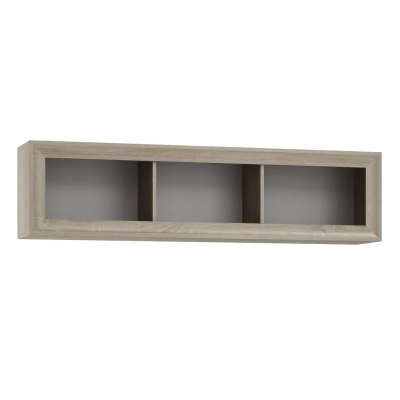 Suspended Wall Shelf Kundiawa 10 | Sonoma Oak Light | 40 x 160 x 28 cm | Modern Floating Rack