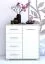 Chest of Drawers White/Oak | Comarca 01 | 96 x 90 x 45 cm | 1 Door | 4 Drawers | Two-Tone Design