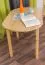 Solid Pine Wood Table Natural 004 (Round) | 115 x 70 cm | Premium Craftsmanship | Modern Design