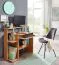 Apolo 144 Desk Beech | Compact 48 x 94 cm | Multiple Storage Options | Modern Design