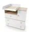 Changing Unit for Asbeek 04 Chest of Drawers | White | 10 x 54 x 72 cm | Durable ABS Edges