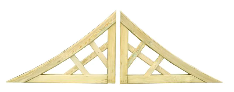 Top corner element for Vitalba pavilion - Dimensions: 59 x 39 cm (W x H)
