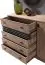 Chest of drawers with 5 drawers Niel 17, color: oak / anthracite - Dimensions: 95 x 135 x 40 cm (H x W x D)