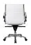 Genuine leather office chair Apolo 47, color: white / chrome, with lush upholstery
