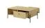 Coffee table with two drawers Allegma 07, color: Scandi oak - Dimensions: 39.5 x 101 x 60 cm (H x W x D)