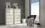 Dresser Siumu 17 | Beige / Beige High Gloss | 135 x 60 x 45 cm | 5 Drawers | Modern Soft Close