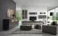 Vaitele 20 TV Cabinet | Anthracite High Gloss & Walnut | 46 x 132 x 45 cm | Modern Design & Soft Close