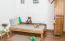 Futon Bed | Solid Oak | Oiled Finish | Wooden Nature 04 | 100 x 200 cm