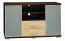 Chest of drawers Trelew 18, Colour: Wenge / Maple - 83 x 138 x 41 cm (h x w x d)