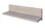 Suspended Wall Shelf Kerowagi 07 | Sonoma Oak Finish | 30 x 118 x 23 cm | Modern Floating Rack