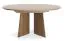 Extendable dining table | round dining table | 120-160 x 120 x 76 cm | extendable to 160 cm | dining room table | walnut color | ABS edges | Belladere 09