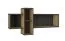 Sprimont 11 Wall Shelf, Color: Gray / Oak - Dimensions: 55 x 110 x 29 cm (H x W x D)