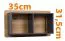 Suspended rack / Wall shelf Valbom 04, Colour: Oak Riviera / Graphite - Measurements: 45 x 85 x 23 cm (H x W x D)