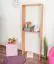 Shelf "Easy Furniture" S11, solid Natural beech wood - 170 x 64 x 20 cm (h x w x d)