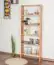 Shelf "Easy Furniture" S08, solid Natural beech wood - 167 x 64 x 20 cm (h x w x d)