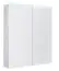 Bathroom - Mirror cabinet Siliguri 01, Colour: White Glossy - 70 x 60 x 13 cm (H x W x D)