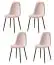 Chair Maridi 255, Colour: Pink - Measurements: 90 x 40 x 43 cm (H x W x D)