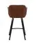 Bar stool Okola 94, Colour: Brown - Measurements: 100 x 59 x 56 cm (H x W x D)