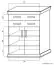 Chest of drawers Wewak 06, colour: Sonoma oak - Measurements: 137 x 100 x 42 cm (H x W x D)