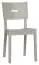 Chair solid oak, Colour: Grey - Measurements: 86 x 43 x 50 cm (H x W x D)