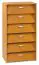 Shoe cabinet Pamanukan 10, Colour: alder - Measurements: 120 x 60 x 38 cm (H x W x D)