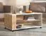 Rolling Coffee Table Venac 01 | Artisan Oak & Cashmere | ABS & MDF | 46 x 101 x 54.5 cm | 1 Shelf | Modern Design