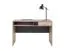 Simple Desk Niel 09 | Oak & Anthracite | 76 x 120 x 55 cm | Modern Laminated Finish | Drawer & Shelf