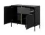 Narrow Sideboard with Two Doors | Anthracite Finish | 81 x 103 x 39.5 cm | Modern Storage