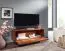 TV Cabinet Lowboard Sheesham Semi-Solid | 3D Door Front | 92 x 35 x 44 cm | Modern Design | 50 kg Capacity