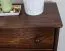 Shoe Cabinet 004 Solid Pine Walnut | Modern Design | 3 Drawers | 98 x 72 x 29 cm