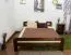 Youth Bed Solid Pine Walnut A6 | Slatted Frame Included | 160 x 200 cm | Modern Design | Premium Craftsmanship