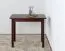 Solid Pine Table Walnut Finish Junco 227A | Angular Design | 90 x 60 cm | Space-Saving & Sturdy