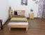 Youth bed Wooden Nature 01 solid oiled beech heartwood - lying surface 90 x 200 cm (W x L)