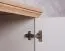 Shoe Cabinet Cuenca 10 | Oak / White | 99 x 80 x 39 cm | 3 Compartments, Drawer, Metal Handles