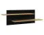 Suspended Rack "Lipik" 61 | Oak / Black | Partial Solid Wood | 40 x 122 x 20 cm | Modern Wall Shelf