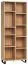 Shelf Patitas 23, Colour: Oak - Measurements: 195 x 76 x 38 cm (h x w x d)