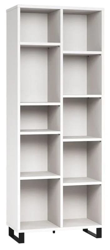 Shelf Chiflero 48, Colour: White - Measurements: 195 x 76 x 38 cm (h x w x d)