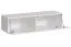 Simple TV Cabinet Fardalen 29 | White | 30 x 120 x 40 cm | 2 Compartments | Push-to-Open