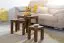 Set of 3 Side Tables | Solid Sheesham Wood | Unique Grain | Apolo 159 | Handcrafted | Assembled