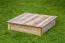 Sandbox Arenero square pine, Dimension: 100 x 100 x 24 cm (W x D x H)