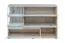 Elegant chest of drawers Bjordal 44, color: oak Wellington / grey - dimensions: 77 x 120 x 40 cm (H x W x D), with LED lighting