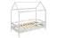 Modern children's bed made of pine wood Avaldsnes 13, color: white - Dimensions: 145 x 164 x 89 cm (H x W x D)