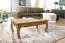 Classic Opium Living Room Table | Solid Acacia Wood | Handmade | 40 x 60 x 110 cm | Unique Grain