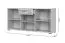 Chest of Drawers Neiafu 123 | Soft-Close | Cashmere | 6 Compartments, 1 Drawer | 85 x 180 x 46 cm | Sturdy Living Room Storage