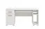 Delare 02 Desk with Storage Space for PC | White | Keyboard Tray | 75.5 x 145 x 65.5 cm | One Drawer | Four Compartments