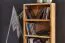 CD Shelf for Approx. 100 CDs | Sheesham Finish | Unique Wood Grain | 90 x 30 x 17 cm | 5 Compartments | Solid Acacia